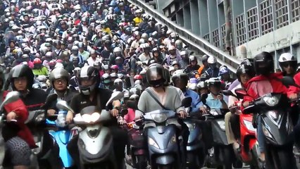 Tayvan'da insanlar işe böyle gidiyor