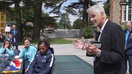 Le message d'Aimé Jacquet aux Bleues avant le départ pour la Coupe du Monde !