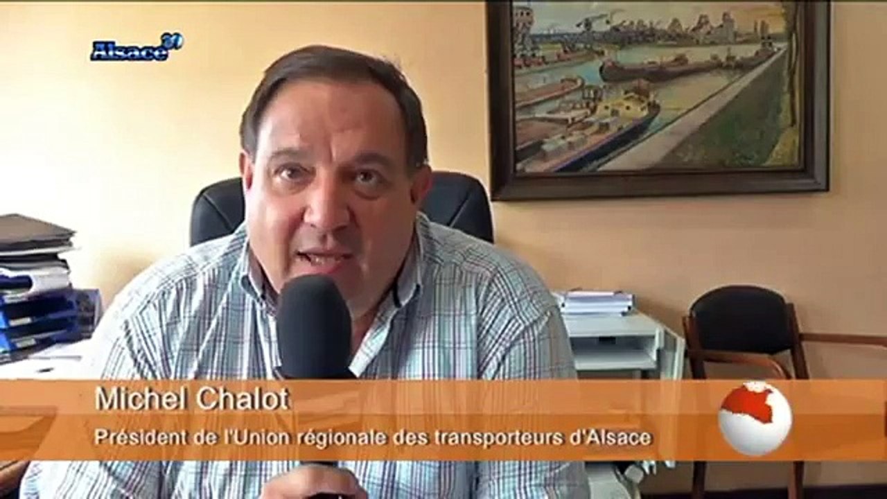 L'Alsace, région test pour l'écotaxe poids-lourds
