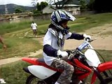Honda XR100 motorcycle rider training.