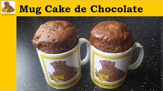 receita do Mug cake de chocolate  (rapida e facil)