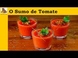 receita do sumo de tomate (rápida e fácil)
