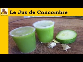 Le jus de concombre (recette rapide et facile)