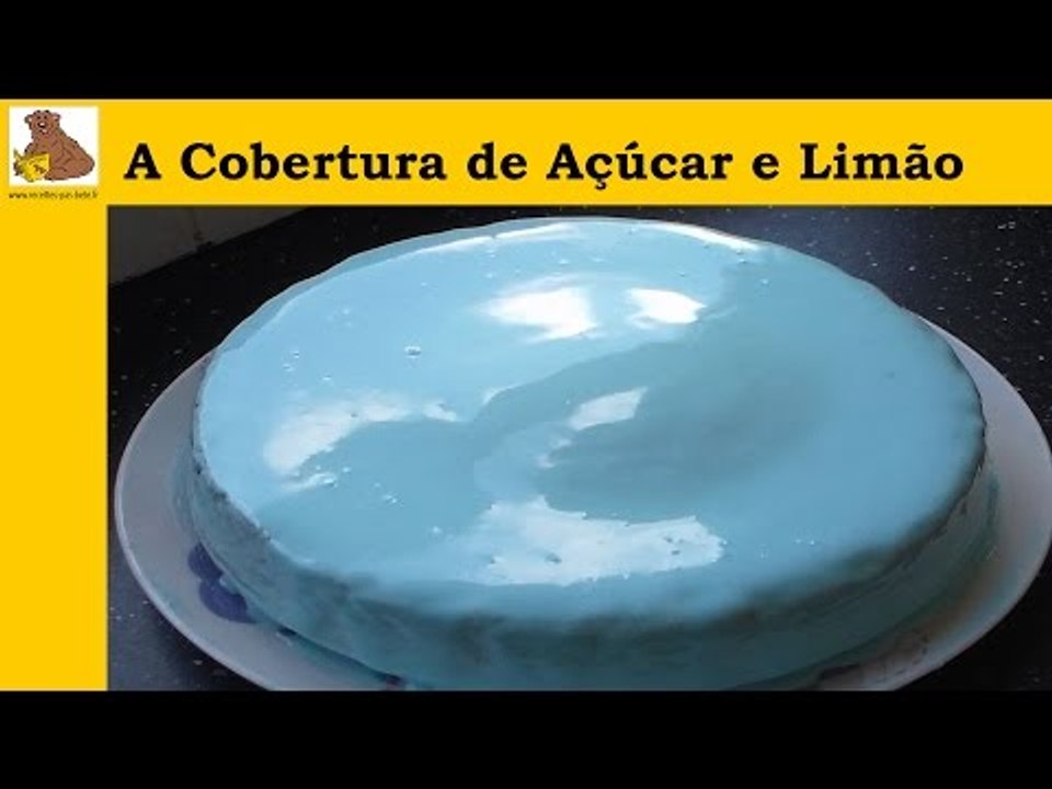 Receita da cobertura de açúcar e limão (rápida e fácil)