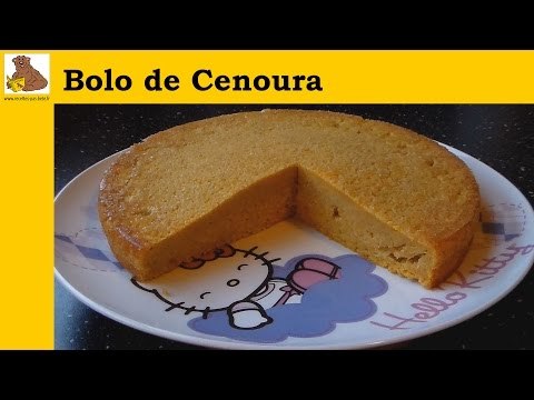 receita do bolo de cenoura (fácil)
