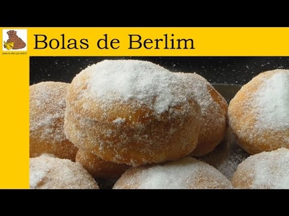 receita dos pasteis (bola de berlim)