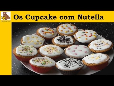 receita os cupcake com nutella (fácil é rapida)