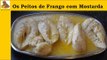 receita de peitos de frango com mostarda (receita fácil é rapida) HD