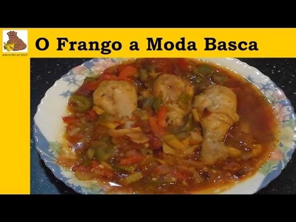 Receita do frango a moda basca (receita fácil) HD