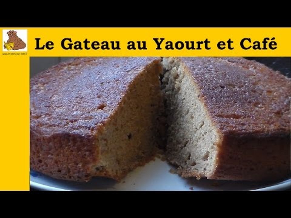 le gateau au yaourt et café (recette rapide et facile) HD