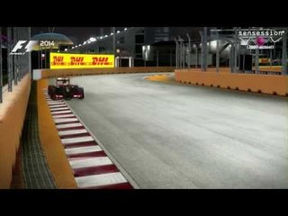 F1 2014 Gameplay: Vuelta rápida Singapur
