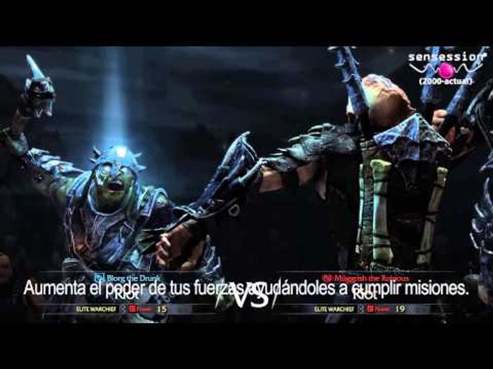 La Tierra Media Sombras de Mordor Video Sistema Némesis Luchas de Poder