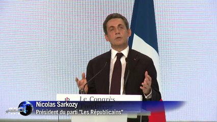 Sarkozy accuse la gauche de "trahir" la République, Juppé hué