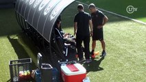 Cássio sente incômodo no joelho e deixa treino do Timão mais cedo