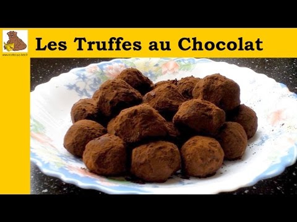 Les truffes au chocolat (recette rapide et facile) HD