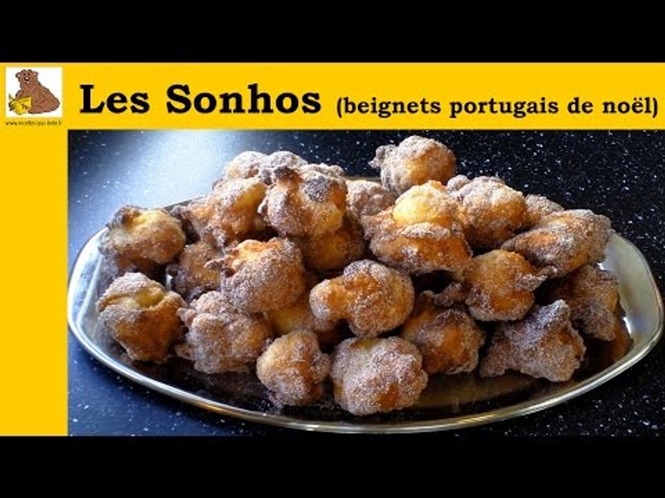Les sonhos (beignets portugais de noël) (recette facile) HD