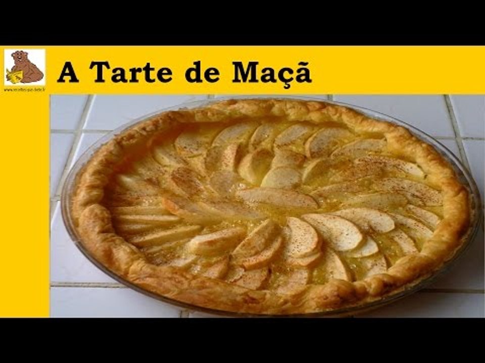 A tarte de maçã (receita fácil é rapida) HD