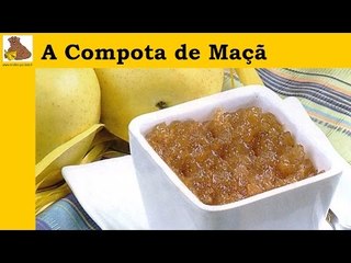 A compota de maçã (receita fácil é rapida) HD