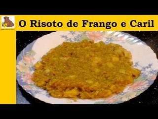 O risoto de frango e caril (receita fácil) HD