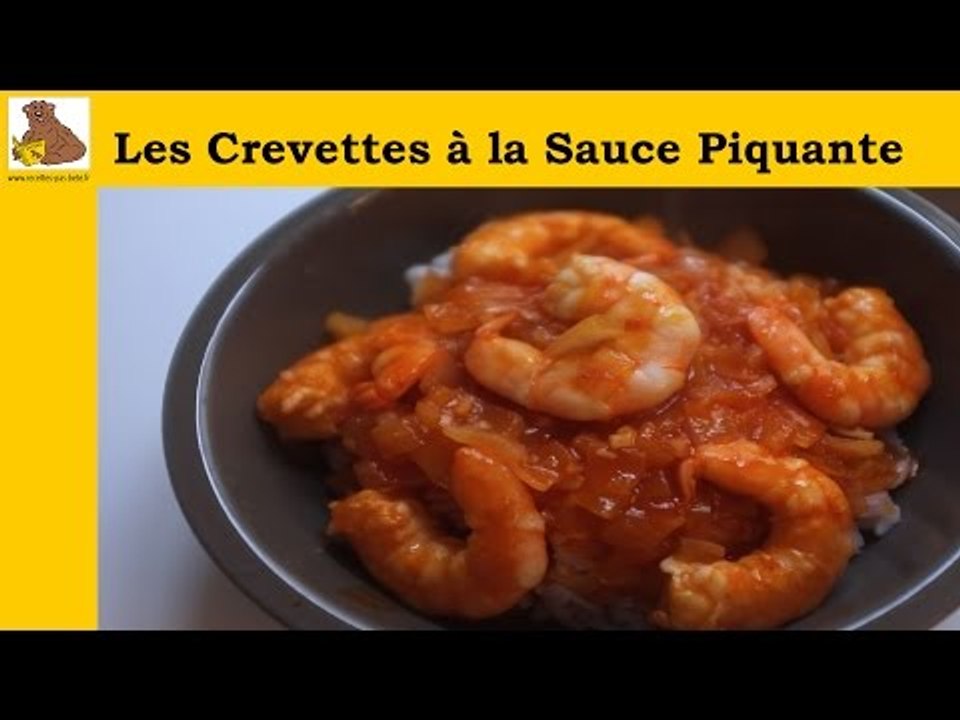 Les crevettes à la sauce piquante (recette rapide et facile) HD