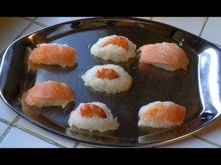 A técnica de realização dos Sushi ( fácil é rapida) HD