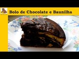 Bolo de chocolate e baunilha (receita fácil é rapida) HD