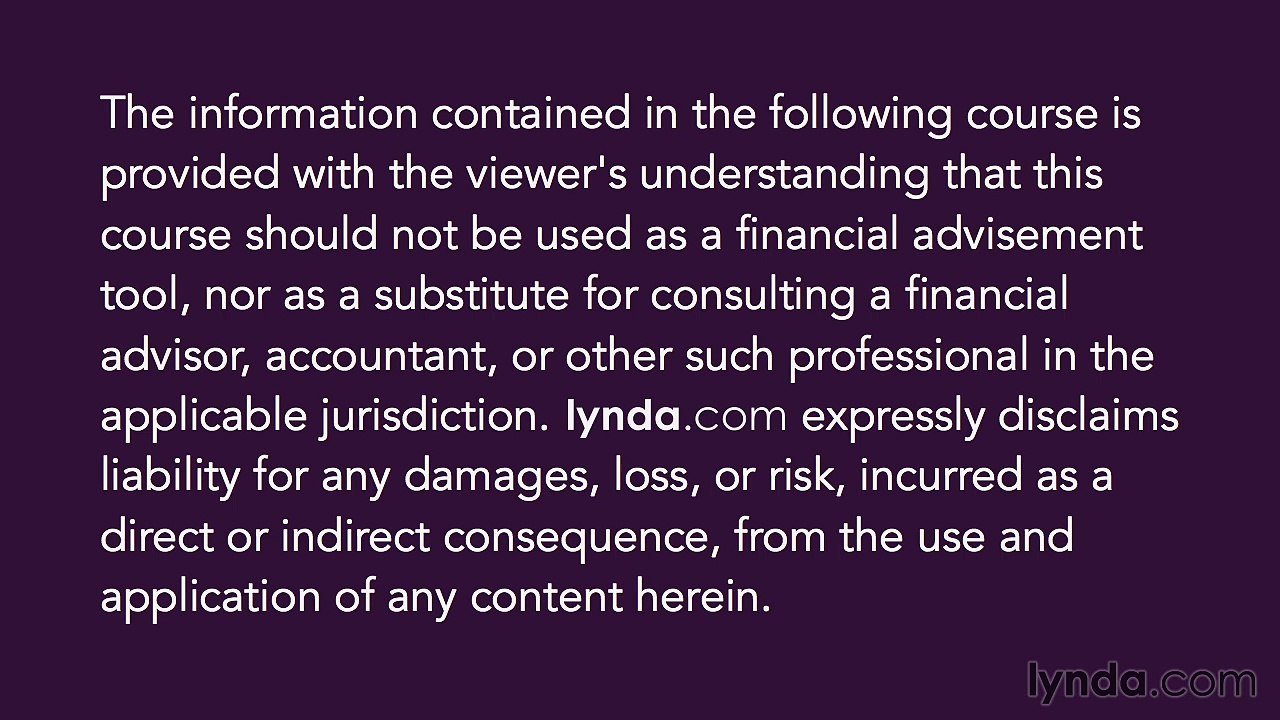 Lynda - Accounting Fundamentals Tutorial-02