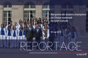 [REPORTAGE] Réception en l’honneur des lycéens champions de l’Union nationale du sport scolaire