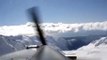 Ski Plane Snow Landing on Tasman Glacier