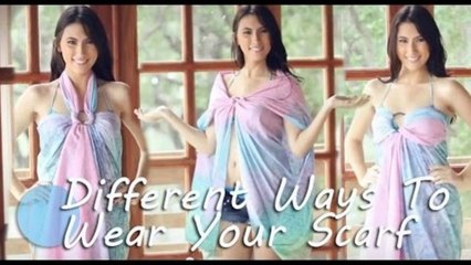 Different Ways To Wear Your Scarf Tutorial
