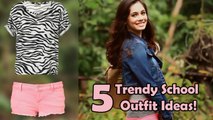 5 Trendy School Outfit Ideas! - Back to School Outfit Preview
