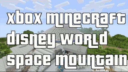 Xbox Minecraft Disney World Series Space Mountain