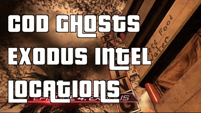 COD Ghosts Extinction Exodus All 3 Intel Locations Guide