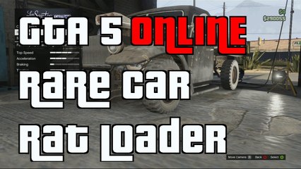 GTA 5 Online Rare Car Rat Loader Location Guide