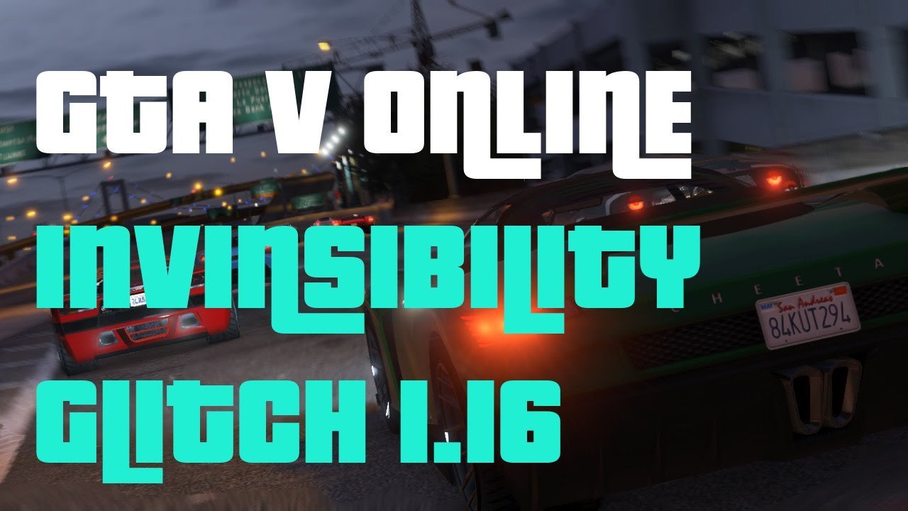 GTA 5 Online Invincibility and Invisibility Gitch after Patch 1.16 "GTA5 Invincibility Glitch 1.16"
