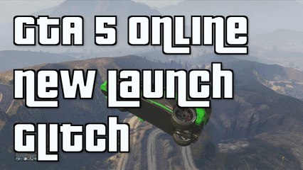 GTA 5 New Car Launch Across The Map Glitch "Funny Launch Glitch"