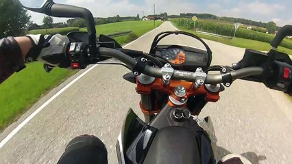 KTM 690 SMC-R 2014 SUPERMOTO FUN GoPro Hero 3