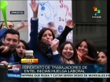 Chile: sindicato de trabajadores de Entel inician huelga general