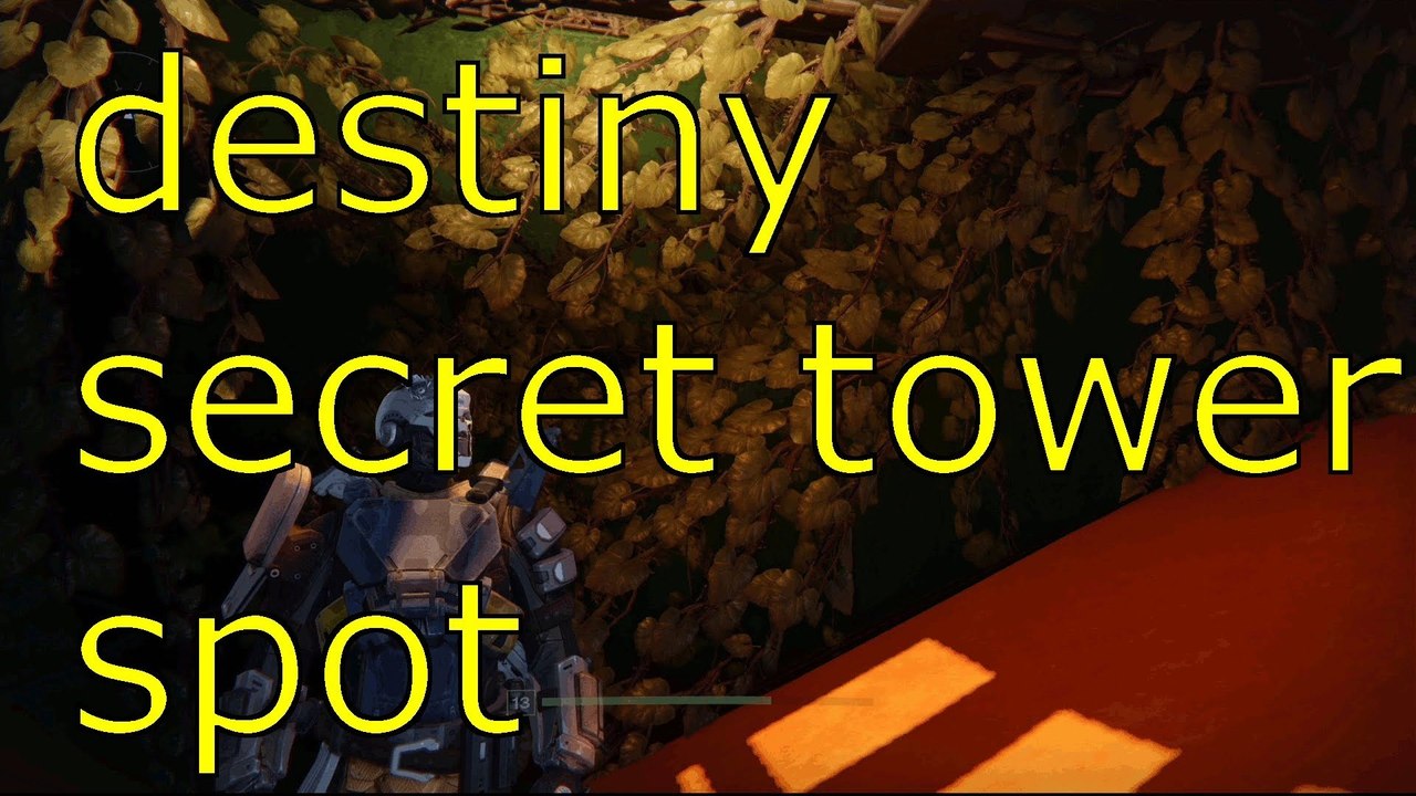 Destiny Secret Tower Spot(Secret Hidden Spot)