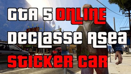 GTA 5 Online Rare Car Declasse Asea Sticker Car Guide