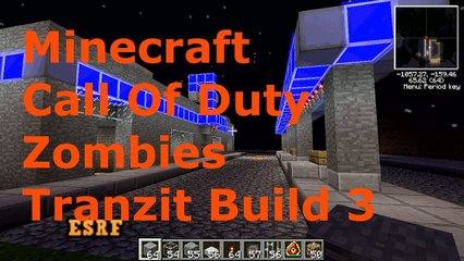 Call Of Duty Zombies Tranzit Minecraft Build Day 3