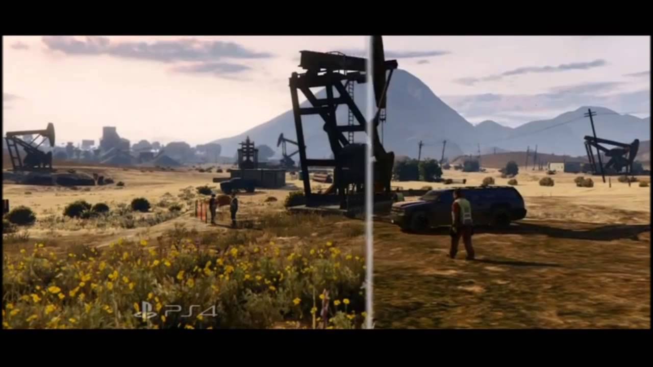 GTA 5 Next Gen Ps4/ps3 comparison"GTA 5 Next Gen Comparison"