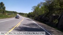 Motorcycle touring vacations - Muskoka, Ontario, Canada.  MOTORCYCLING MUSKOKA