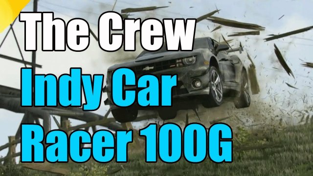 The Crew Indy Car Racer Achievement Trophy 100G Award Indy Car Racer Achievement