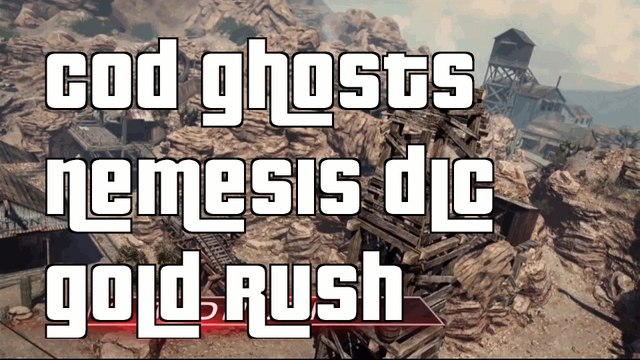 COD Ghosts Nemesis DLC Gold Rush Gameplay Review Nemesis Gold Rush Map