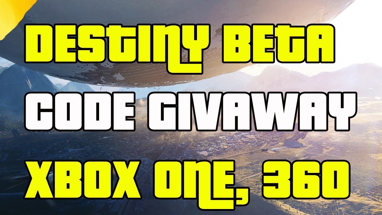 Destiny Beta Codes Giveaway (Destiny Beta Now OPEN For 360 Users)
