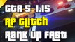GTA 5 Glitches Fast RP Glitch Rank Up Fast In GTA 5 Online After Patch 1.15 GTA 5 Glitch