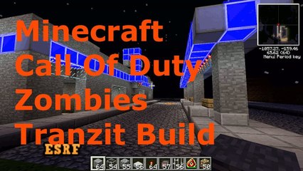 Call Of Duty Zombies Tranzit Minecraft Build Day 1