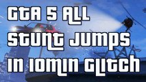 GTA 5 Stunts How To Complete All Stunt Jumps Online Glitch 