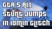 GTA 5 Stunts How To Complete All Stunt Jumps Online Glitch 